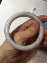 Load image into Gallery viewer, 57.5mm Certified Type A 100% Natural sunny green white purple jadeite Jade bangle BK79-0368