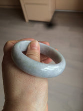 Load image into Gallery viewer, 54mm Certified type A 100% Natural sunny green/white/purple/red (Fu Lu Shou) chubby Jadeite bangle AZ132-9660