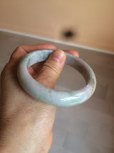 Load image into Gallery viewer, 58.5mm 100% natural type A certified light green/purple jadeite jade bangle Y140-0720