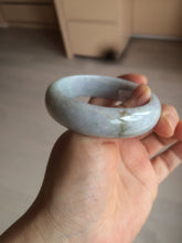 Load image into Gallery viewer, 54mm Certified type A 100% Natural sunny green/white/purple/red (Fu Lu Shou) chubby Jadeite bangle AZ132-9660