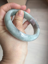 Load image into Gallery viewer, 60.2mm certified type A 100% Natural green/black/red chubby Jadeite Jade bangle B119-9123
