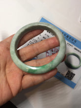 Load image into Gallery viewer, 56mm Certified Type A 100% Natural sunny green yellow Jadeite Jade bangle BS26-4432