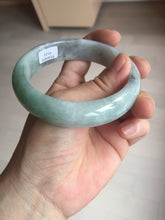 Load image into Gallery viewer, 60.2mm certified type A 100% Natural green/black/red chubby Jadeite Jade bangle B119-9123