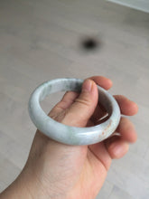 Load image into Gallery viewer, 58.5mm 100% natural type A certified light green/purple jadeite jade bangle Y140-0720
