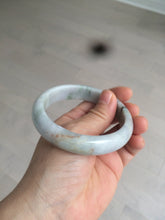 Load image into Gallery viewer, 58.5mm 100% natural type A certified light green/purple jadeite jade bangle Y140-0720