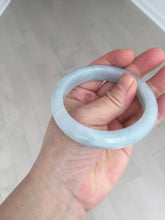 Load image into Gallery viewer, 55.2mm Certified Type A 100% Natural light green Jadeite Jade bangle E91-9415