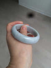 Load image into Gallery viewer, 54mm Certified type A 100% Natural sunny green/white/purple/red (Fu Lu Shou) chubby Jadeite bangle AZ132-9660