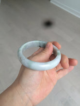 Load image into Gallery viewer, 58.5mm 100% natural type A certified light green/purple jadeite jade bangle Y140-0720