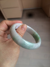 Load image into Gallery viewer, 51.5mm Certified Type A 100% Natural sunny green oval Jadeite Jade bangle AZ131-4139