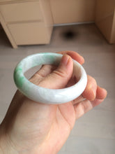 Load image into Gallery viewer, 51.5mm Certified Type A 100% Natural sunny green oval Jadeite Jade bangle AZ131-4139