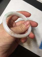 Load image into Gallery viewer, 52.8mm Certificated 100% natural type A sunny green/white/red jadeite jade bangle AF91-3177