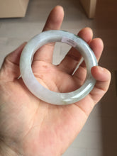 Load image into Gallery viewer, 53.5mm certified 100% natural Type A icy water sunny green/gray/black jadeite jade bangle BP158-5028