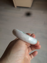 Load image into Gallery viewer, 51.5mm Certified Type A 100% Natural sunny green oval Jadeite Jade bangle AZ131-4139