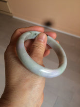 Load image into Gallery viewer, 58.1mm 100% natural type A certified light green/purple jadeite jade bangle Y139-0723