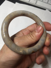 Load image into Gallery viewer, 54.5mm 100% natural beige yellow red round cut Coral Jade (珊瑚玉) bangle XY100