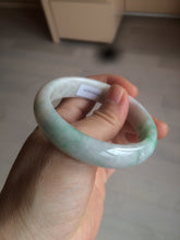Load image into Gallery viewer, 51.5mm Certified Type A 100% Natural sunny green oval Jadeite Jade bangle AZ131-4139