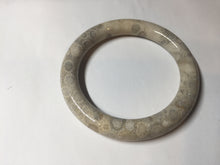 Load image into Gallery viewer, 56mm 100% natural beige yellow red round cut Coral Jade (珊瑚玉) bangle XY101