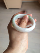Load image into Gallery viewer, 51.5mm Certified Type A 100% Natural sunny green oval Jadeite Jade bangle AZ131-4139