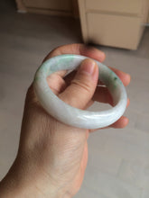 Load image into Gallery viewer, 51.5mm Certified Type A 100% Natural sunny green oval Jadeite Jade bangle AZ131-4139
