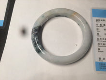 Load image into Gallery viewer, 59.5mm certified Type A 100% Natural green/white/purple Jadeite bangle R107-0467