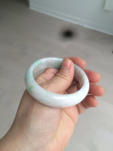 Load image into Gallery viewer, 51.5mm Certified Type A 100% Natural sunny green oval Jadeite Jade bangle AZ131-4139