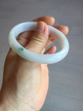 Load image into Gallery viewer, 52mm certified type A100% Natural green purple oval Jadeite Jade bangle BM34-0270