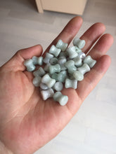 Load image into Gallery viewer, 100% Natural type A green/white small waist drum/yoyo jadeite Jade pendant necklace group BP117