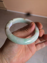 Load image into Gallery viewer, 54.6mm certified 100% natural Type A sunny green/white/brown jadeite jade bangle Y138-3314