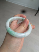 Load image into Gallery viewer, 53.5mm Certified Type A 100% Natural sunny green Jadeite Jade bangle AZ130-4125