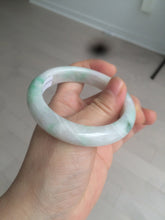 Load image into Gallery viewer, 53.5mm Certified Type A 100% Natural sunny green Jadeite Jade bangle AZ130-4125