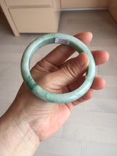 Load image into Gallery viewer, 57.3mm Certified Type A 100% Natural sunny green yellow Jadeite Jade bangle BS30-4414