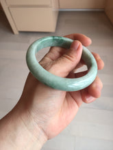 Load image into Gallery viewer, 57.3mm Certified Type A 100% Natural sunny green yellow Jadeite Jade bangle BS30-4414