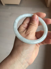 Load image into Gallery viewer, 58mm certified 100% natural Type A light green round cut jadeite jade bangle BP163-2778
