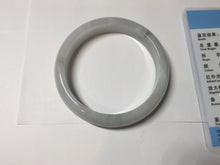 Load image into Gallery viewer, 54.5mm Certified Type A 100% Natural sunny green/dark green Jadeite Jade bangle AM96-2727