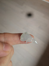 Load image into Gallery viewer, 100% Natural sunny green/white/ice clear/brown jadeite Jade baby dolphin pendant AX30 add on item