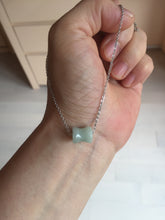 Load image into Gallery viewer, 100% Natural type A green/white small waist drum/yoyo jadeite Jade pendant necklace group BP117