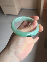 Load image into Gallery viewer, 52.9mm certified 100% natural Type A sunny green jadeite jade bangle PB163-4653