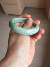 Load image into Gallery viewer, 51.5mm certified Type A 100% Natural sunny green purple oval Jadeite Jade bangle BS29-4436