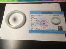 Load image into Gallery viewer, 54.5mm Certified 100% natural Type A green/purple/yellow jadeite jade bangle S51-1728