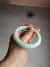 Load image into Gallery viewer, 55.8mm certified 100% natural Type A sunny green/white/brown jadeite jade bangle Y137-3334