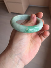 Load image into Gallery viewer, 51.5mm certified Type A 100% Natural sunny green purple oval Jadeite Jade bangle BS29-4436