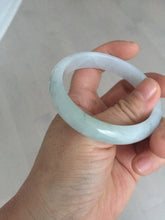 Load image into Gallery viewer, 54.5mm Certified Type A 100% Natural sunny green/dark green Jadeite Jade bangle AM96-2727