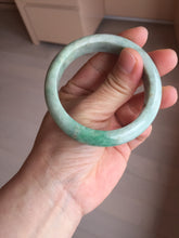 Load image into Gallery viewer, 51.5mm certified Type A 100% Natural sunny green purple oval Jadeite Jade bangle BS29-4436