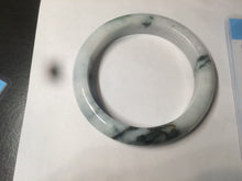 Load image into Gallery viewer, 58mm Certified Type A 100% Natural light green/white Jadeite Jade bangle S53-0441
