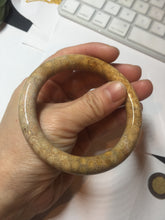 Load image into Gallery viewer, 56.8mm 100% natural beige yellow orange round cut Coral Jade (珊瑚玉) bangle XY109