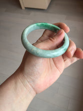 Load image into Gallery viewer, 57mm Certified Type A 100% Natural sunny green yellow Jadeite Jade bangle BS27-4418