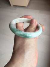 Load image into Gallery viewer, 57mm Certificated sunny green/yellow/white jadeite jade bangle S83-7073
