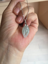 Load image into Gallery viewer, 100% Natural type A green/white/gray small crab claws jadeite Jade pendant necklace group BP116