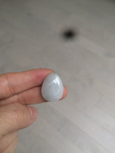 Load image into Gallery viewer, 100% natural white type A jadeite jade water drop pendant AX36