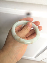 Load image into Gallery viewer, 55.8mm certified 100% natural Type A sunny green/white/brown jadeite jade bangle Y137-3334